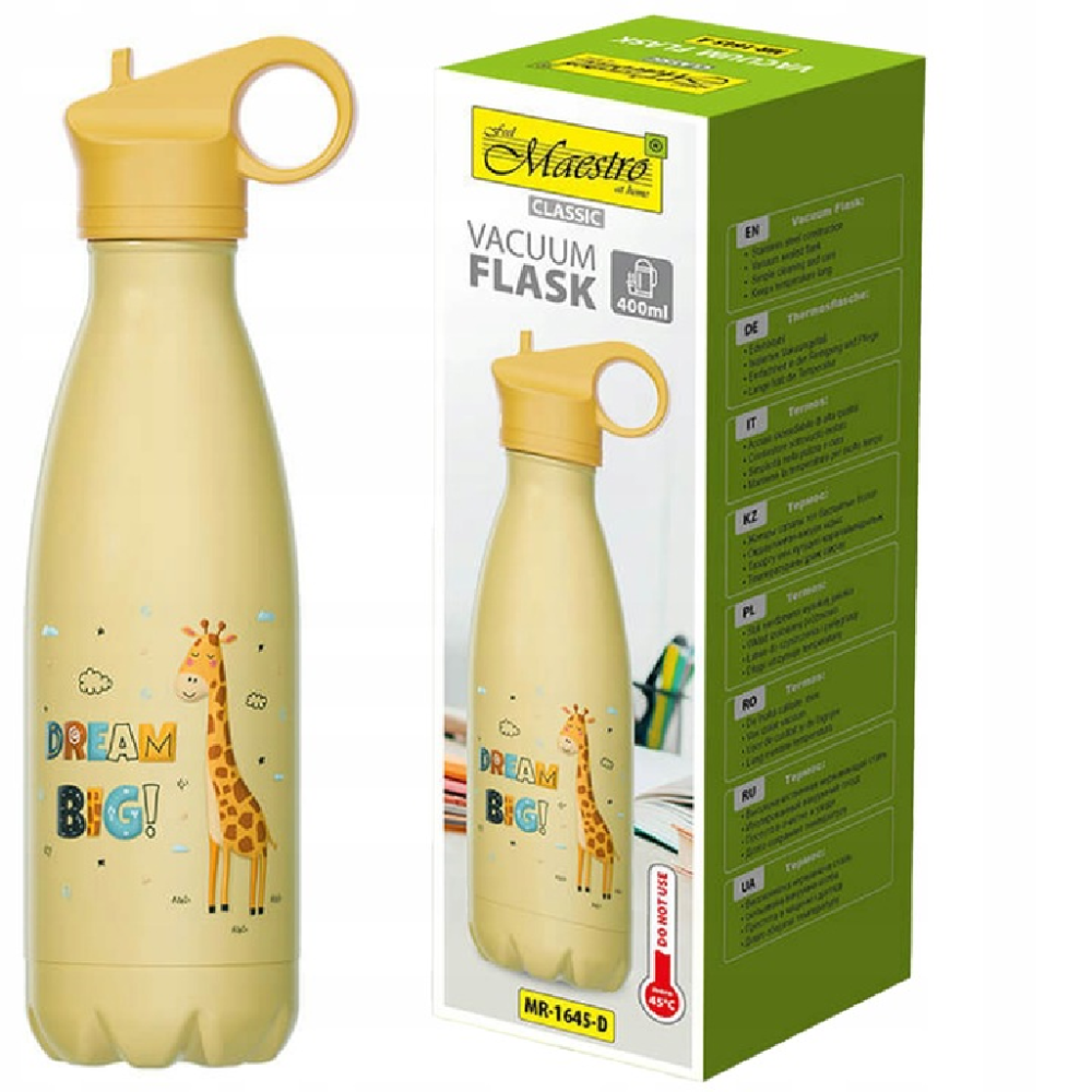 Kubek termiczny Maestro MR 1645 D żółty 400 ml