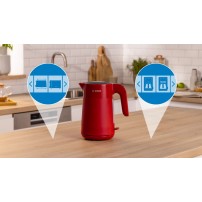 Czajnik Elektryczny Bezprzewodowy Bosch TWK 2M164 Czerwony