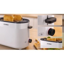 Toster TAT 2M121 Bosch Biały