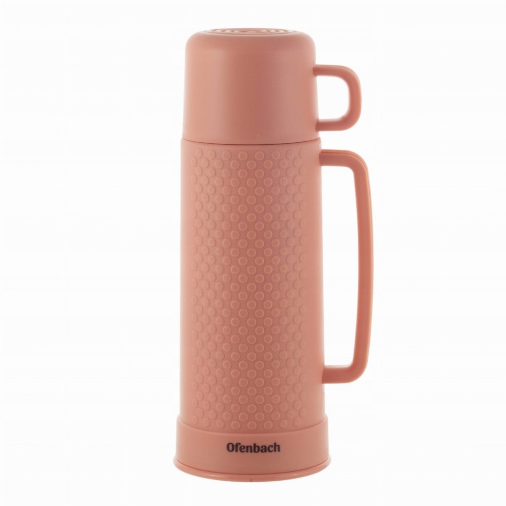 Termos Ofenbach 101323 450 ml pomarańczowy ze szklanym wkładem