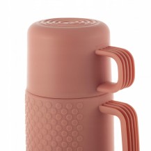 Termos Ofenbach 101323 450 ml pomarańczowy ze szklanym wkładem