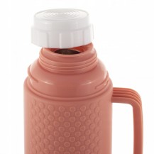 Termos Ofenbach 101323 450 ml pomarańczowy ze szklanym wkładem