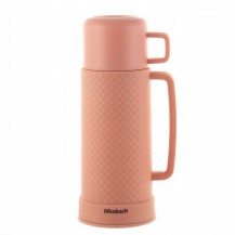Termos Ofenbach 101324 600 ml pomarańczowy ze szklanym wkładem