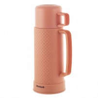 Termos Ofenbach 101324 600 ml pomarańczowy ze szklanym wkładem