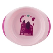 Chicco Zestaw 2 talerzy 12m+ różowy