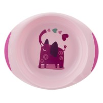 Chicco Zestaw 2 talerzy 12m+ różowy