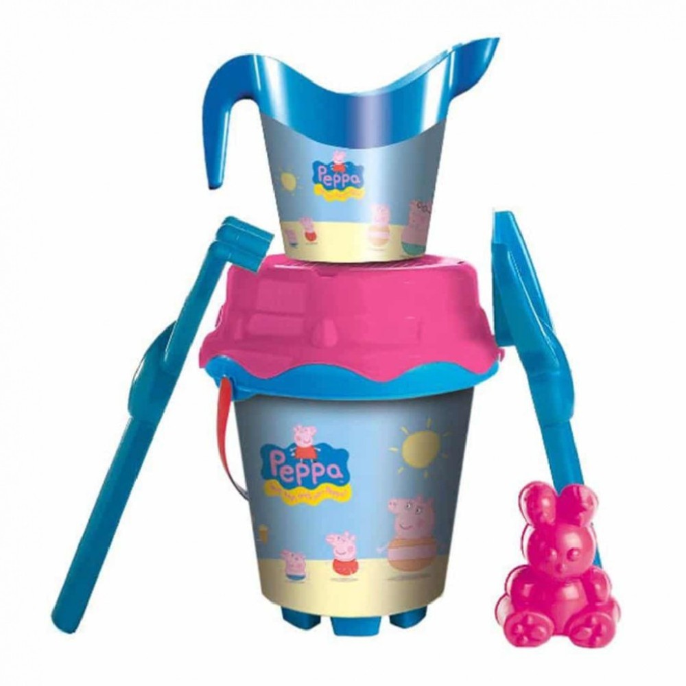Artyk Zestaw do piasku z konewką 7 elementów świnka Peppa Pig