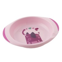 Chicco Zestaw 2 talerzy 12m+ różowy