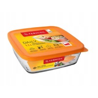 Pojemnik szklany Termisil z plastikową pokrywą 1,1L