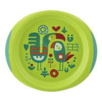 Chicco Zestaw 2 talerzy 12 m+ zielony