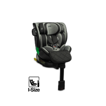 Fotelik samochodowy Caretero Turox I-SIZE GRAPHITE obrotowy ISOFIX (40-150)