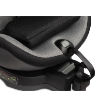 Fotelik samochodowy Caretero Turox I-SIZE GRAPHITE obrotowy ISOFIX (40-150)