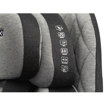 Fotelik samochodowy Caretero Turox I-SIZE GRAPHITE obrotowy ISOFIX (40-150)