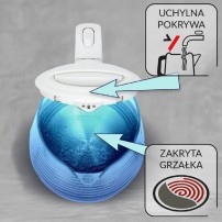Czajnik Bezprzewodowy MPM MCZ-124 Szklany 2200W