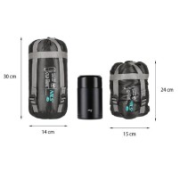 Śpiwór Nils Ultra Light NC1705 szaro-pomarańczowy