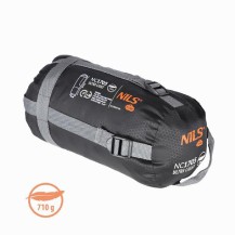 Śpiwór Nils Ultra Light NC1705 szaro-pomarańczowy