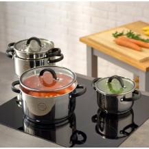 Zestaw garnków MG Home Black 8 el. + rondel
