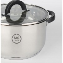 Zestaw garnków MG Home Black 8 el. + rondel