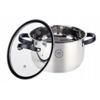 Zestaw garnków MG Home Black 8 el. + rondel
