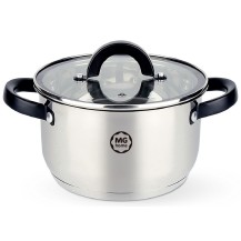 Zestaw garnków MG Home Black 8 el. + rondel