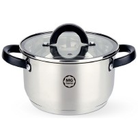 Zestaw garnków MG Home Black 8 el. + rondel