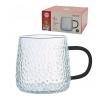 Szklanki MG Home 350 ml 4 sztuki czarne