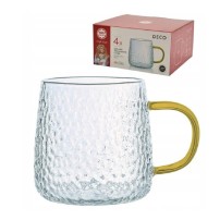 Szklanki MG Home 350 ml 4 sztuki złote