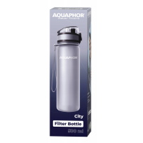 Butelka filtrująca Aquaphor City szara