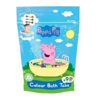 Barwinki koloryzujące do kąpieli Świnka Peppa 144 g
