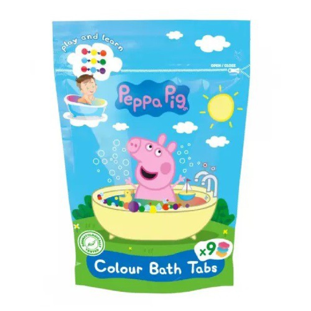 Barwinki koloryzujące do kąpieli Świnka Peppa 144 g