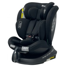DING FOTELIK AIDEN GR 0/1/2/3 I-SIZE 40-150CM 360 OBROTOWY BLACK 5420067903123