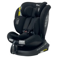 DING FOTELIK AIDEN GR 0/1/2/3 I-SIZE 40-150CM 360 OBROTOWY BLACK 5420067903123