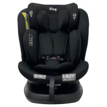 DING FOTELIK AIDEN GR 0/1/2/3 I-SIZE 40-150CM 360 OBROTOWY BLACK 5420067903123