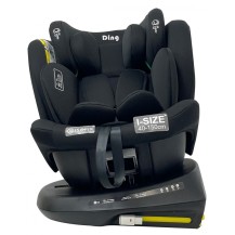 DING FOTELIK AIDEN GR 0/1/2/3 I-SIZE 40-150CM 360 OBROTOWY BLACK 5420067903123