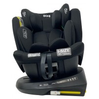 DING FOTELIK AIDEN GR 0/1/2/3 I-SIZE 40-150CM 360 OBROTOWY BLACK 5420067903123