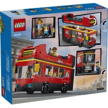 Lego City Czerwony, piętrowy autokar 60407